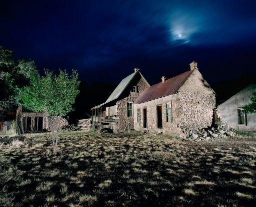 Abandoned house of Austin Crawford in the ghost town Chloride in New Mexico