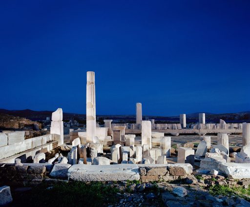 Delos Island, archeological findings along the sacred way.