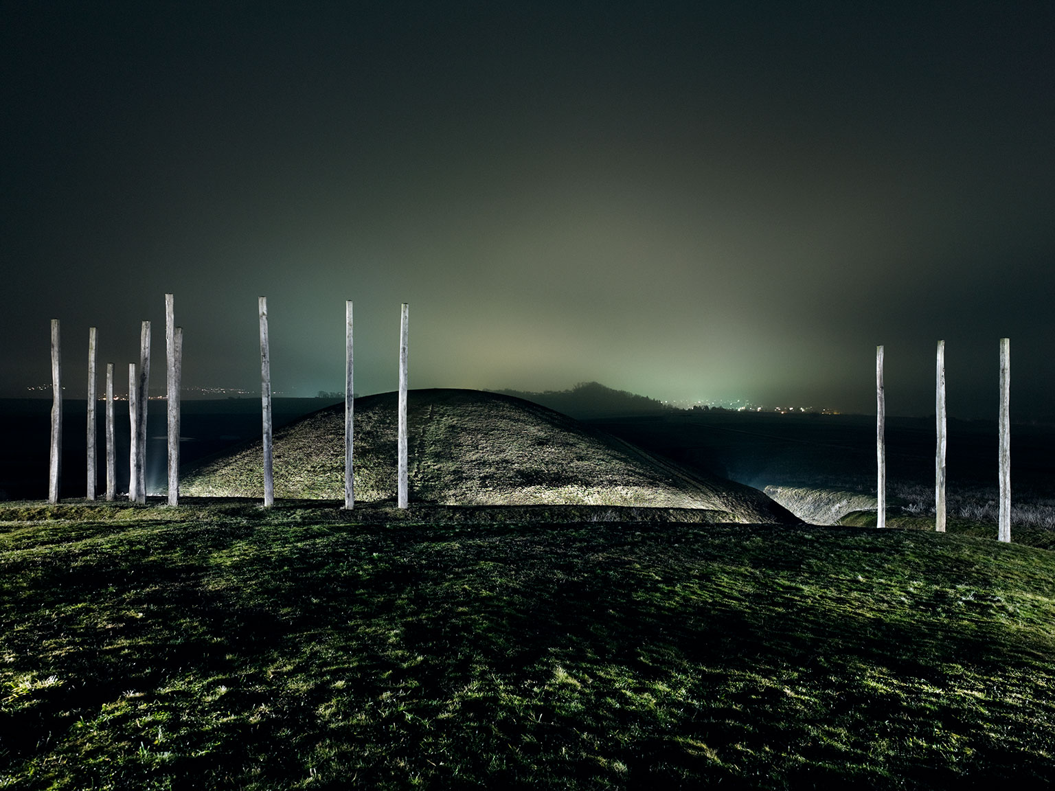 Celtic burial mound 1 on the Glauberg.