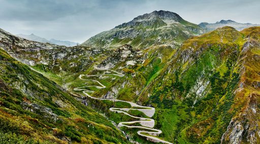 Old Tremola Road, Sankt Gotthard Pass, Switzerland