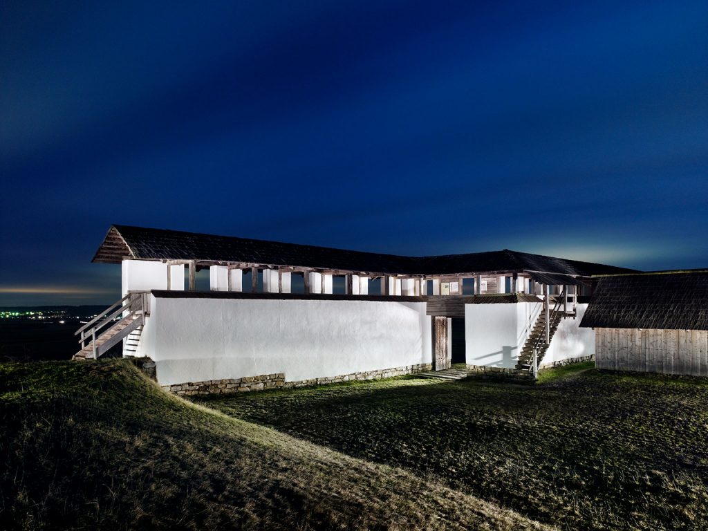 Heuneburg, celtic hillfort and one of the most important early celtic centres in central europe above the Danube river.