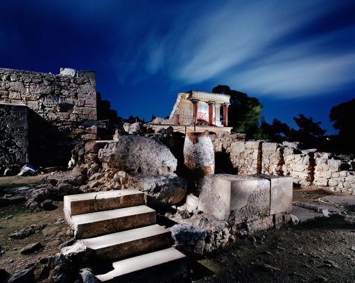 Palace of Knossos, Altan of the North Entrance.
