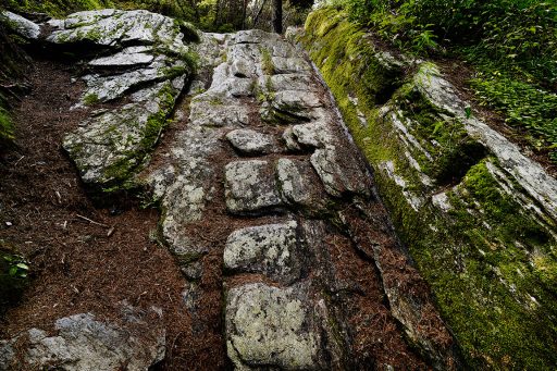 Traces of the Romans on Maloja Pass, Switzerland