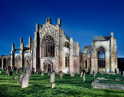 Melrose Abbey church