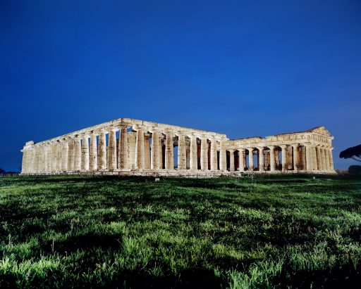 Ancient Paestum, first temple of Hera.