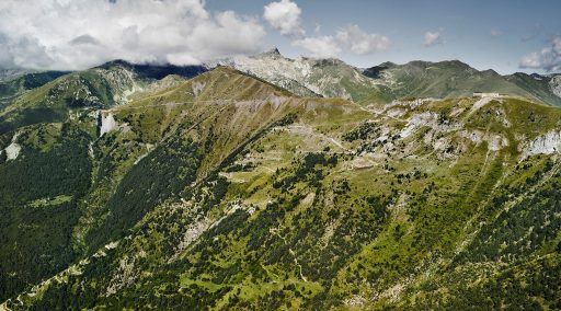 Col de Tende, border between France and Italy