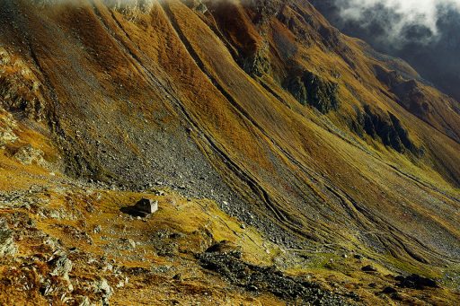 Path up to Timmelsjoch - Passo del Rombo, Italy