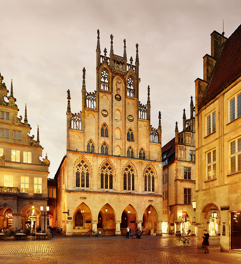 Rathaus in Münster, Ort der Unterzeichnung des Westfälischen Friedens