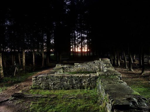 Limes Wachturm WP 12/77 im Mahdholz nahe des ehemaligen Kastell Rainau-Buch