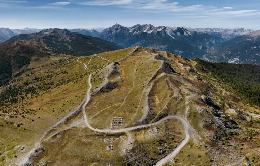 Monte Genevris, Assietta Kammstrasse, Italien.