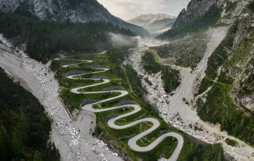 Forcella Lavardet Pass, Italien