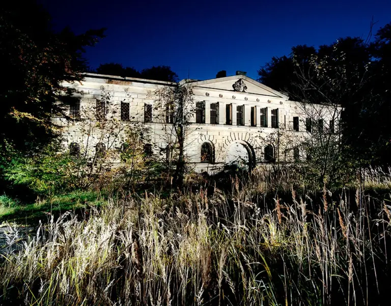 The stables at Dwasieden Castle near Sassnitz