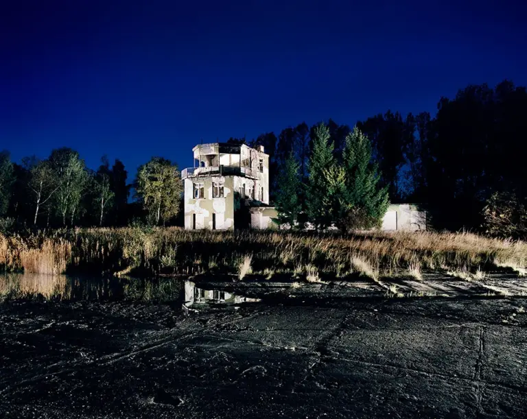 Abandoned Pütnitz Air Base, control tower