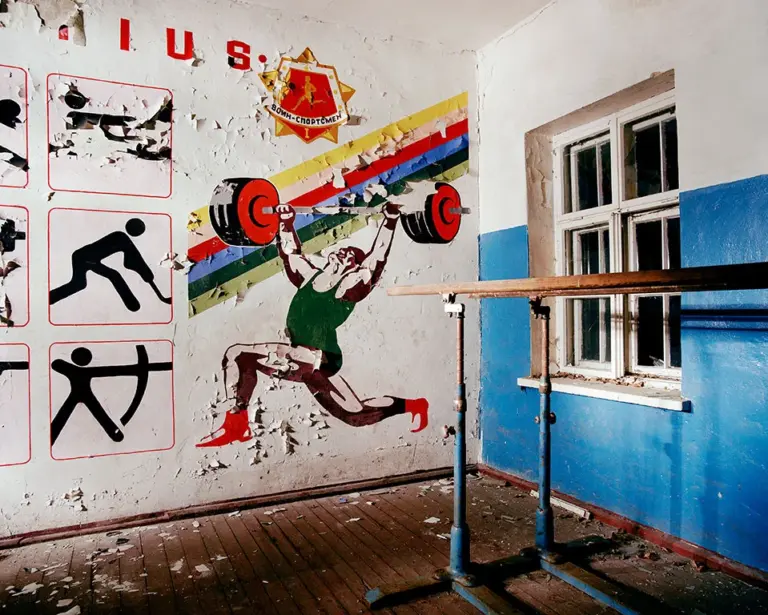 Gymnasium, the abandoned garden city of Wustrow