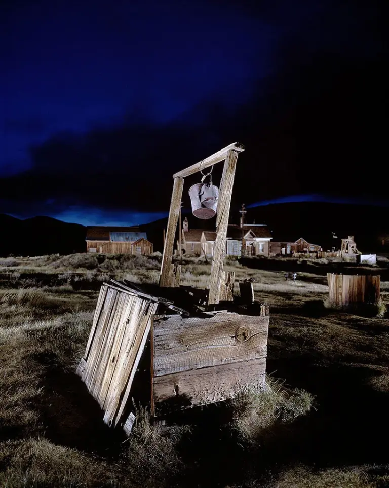 Well in the ghost town Bodie in California