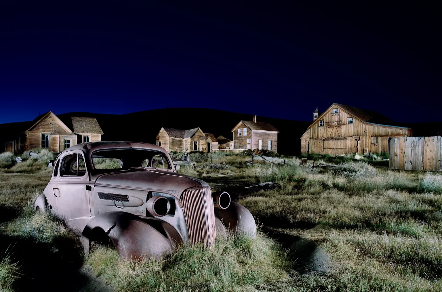 Chevrolet Coupé in the Ghost town Bodie in California