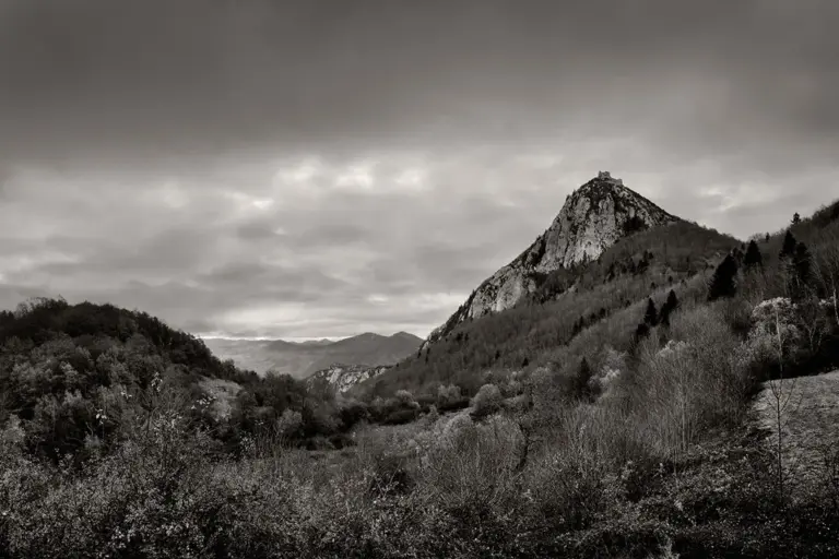 Cathar castle Montségur, France