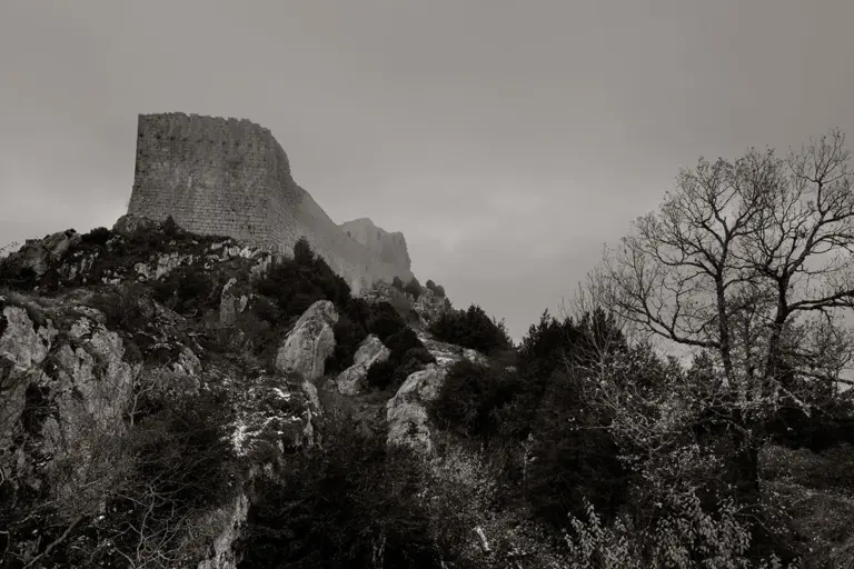 Cathar castle Montségur, France