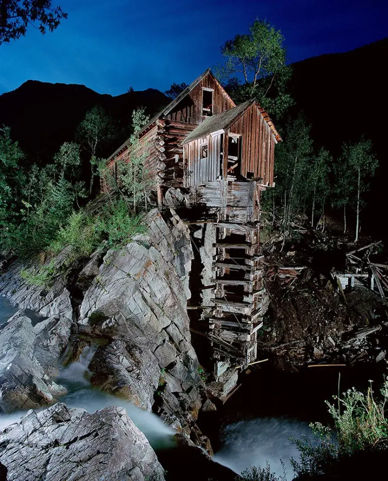 Sheep Mountain Tunnel Mill in the ghost town Crystal in Colorado