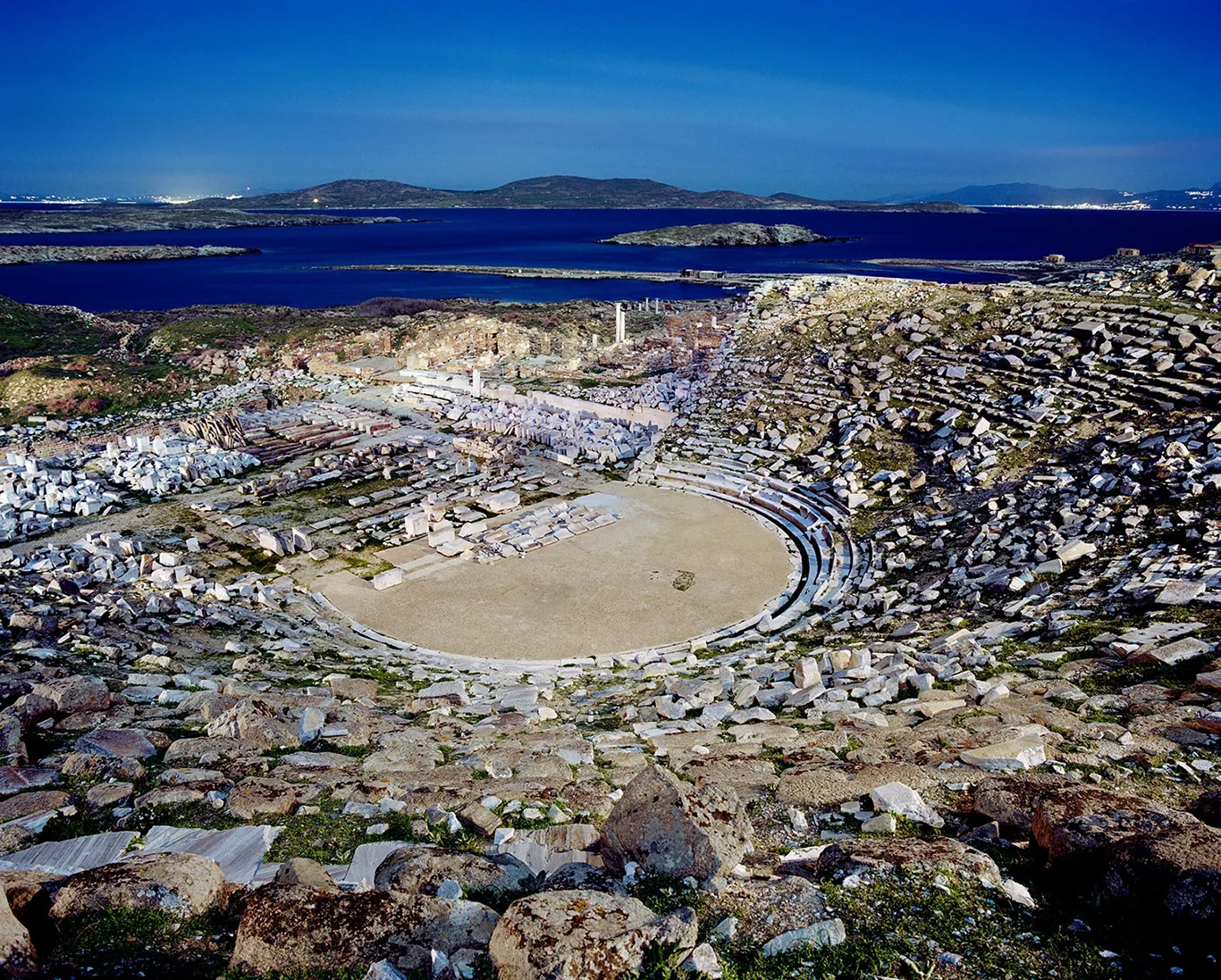 antikes Theater auf der Insel Delos