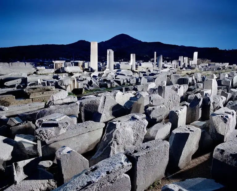 Sacred Way on the island of Delos