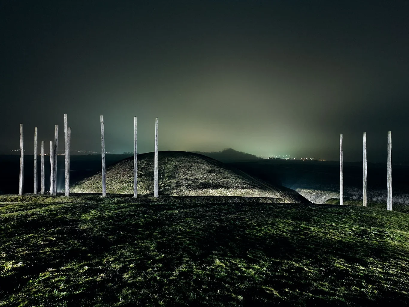 Celtic burial mound no. 1 on the Glauberg