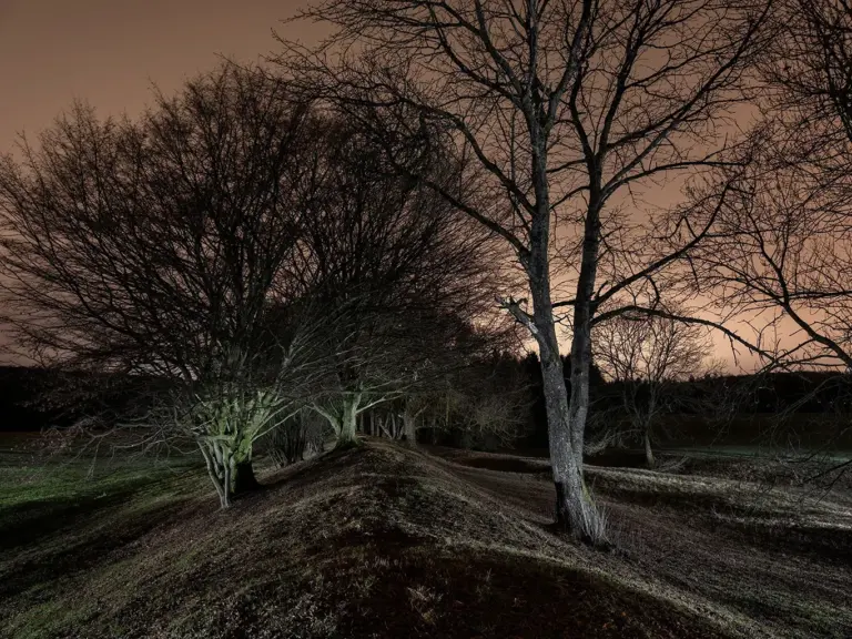 rampart of the former Celtic oppidum Heidengraben
