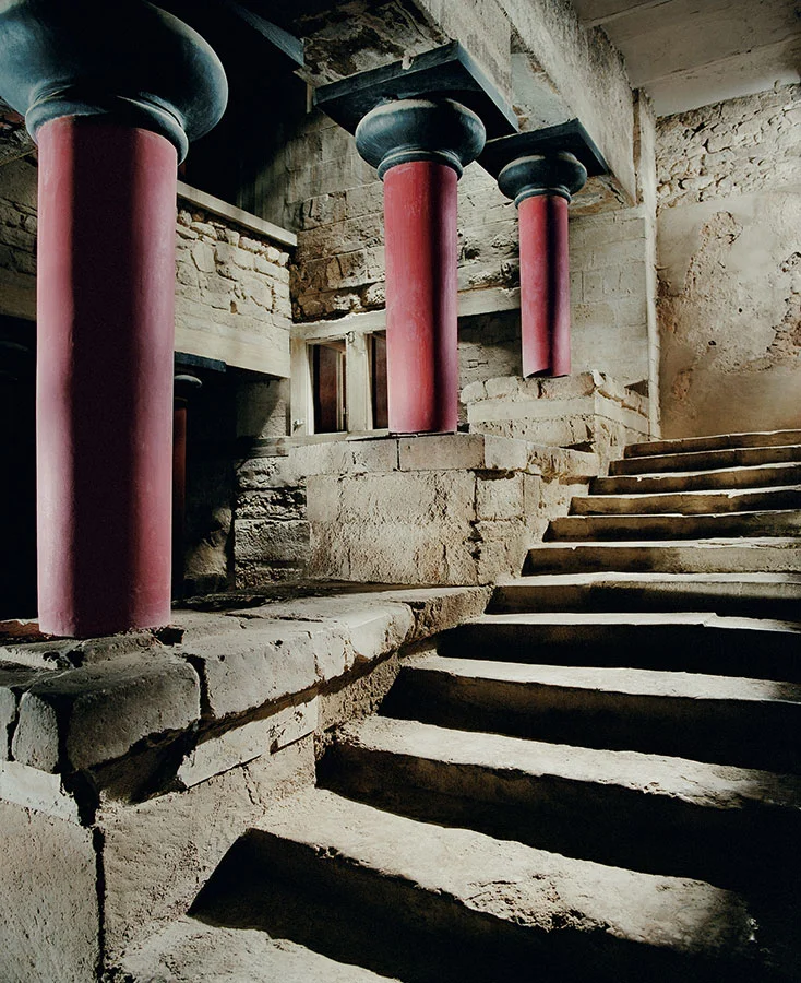 Monumental staircase, Palace of Knossos