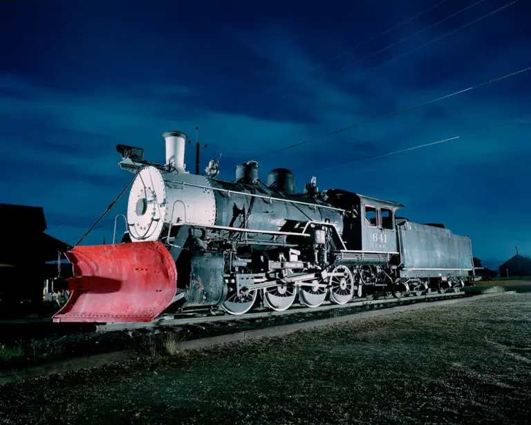 Steam train in Leadville, Colorado, USA