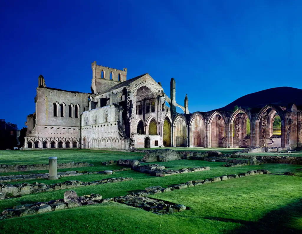 Melrose Abbey in Scotland