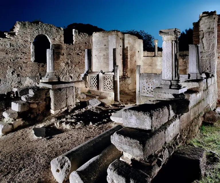 workshop of artist Pheidias in ancient Olympia in Greece