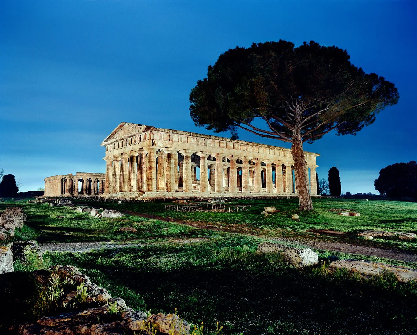 Site of ancient Paestum - second temple of Hera