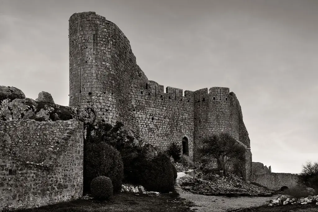 Cathar castle Peyrepertuse, France