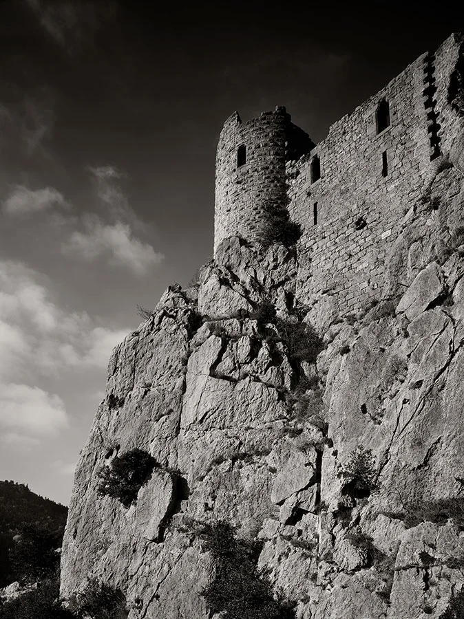 Cathar castle Puilaurens, France