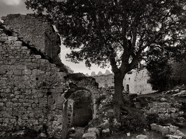 Cathar castle Puilaurens, France
