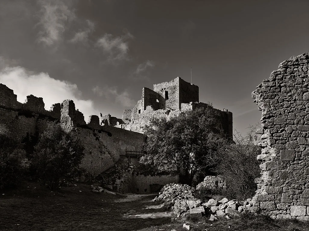 Cathar castle Puilaurens, France
