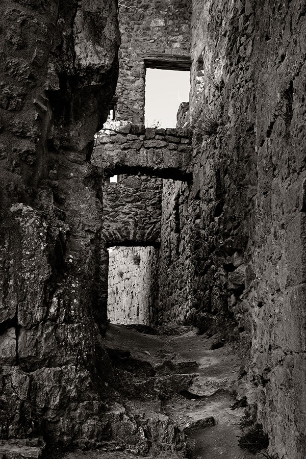 Cathar castle Puilaurens, France