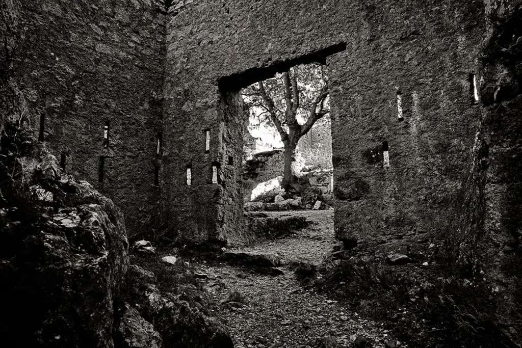 Cathar castle Puilaurens, France
