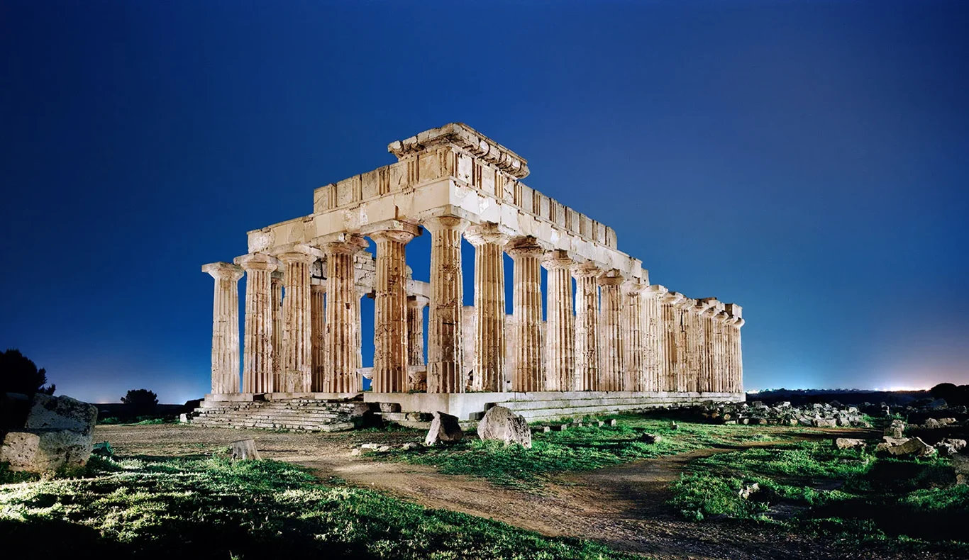 Tempel E im antiken Selinunte