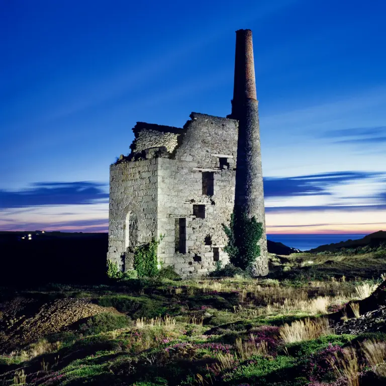 John’s Pumping Engine House, Tywarnhayle Mine bei Porthtowan.