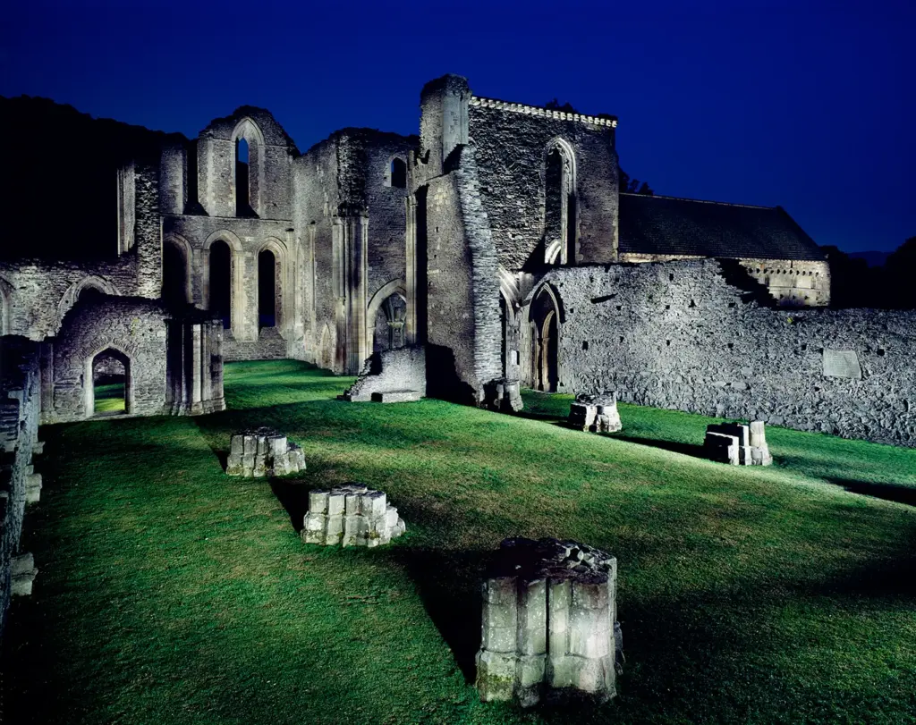Valle Crucis Abbey church interior
