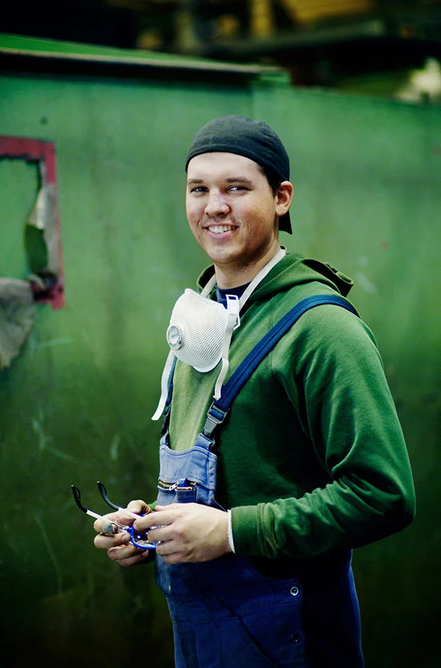 Worker Portrait for Aker-Wirth.