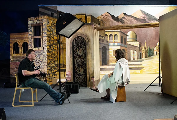 Making of mit Michael Lattus, Jesus Darsteller bei den Passionsspielen von Dammbach