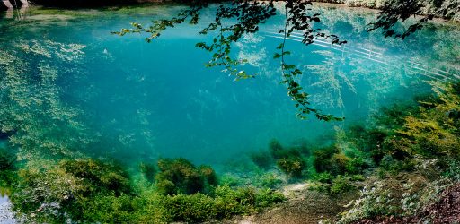 Blautopf, Karstquelle der Blau, Schwäbische Alb.