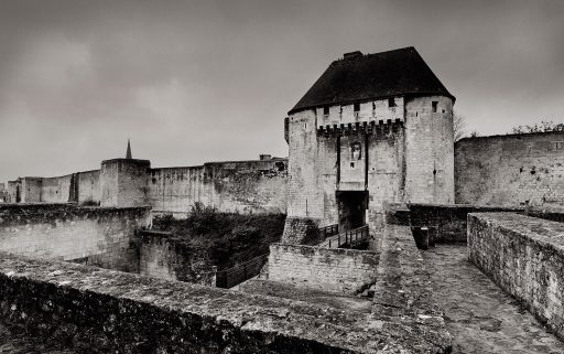 Castle of Caen. The gate Porte des Champs